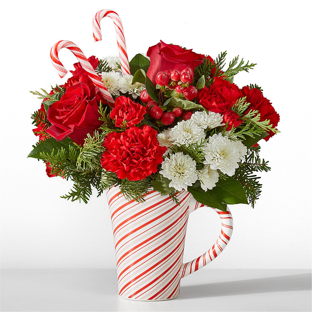 Peppermint Swirl Mug – MILLER'S FLOWERS, Racine WI