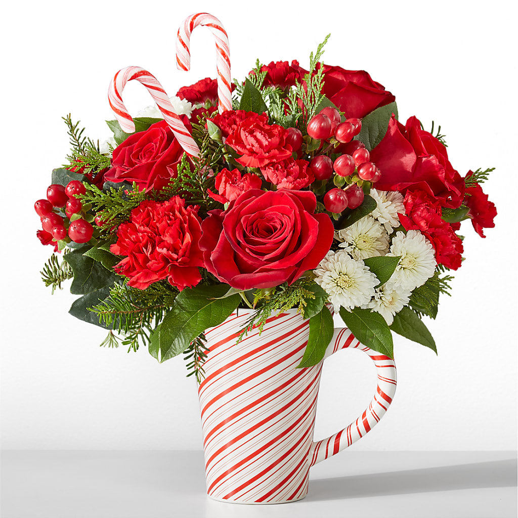 Peppermint Swirl Mug – MILLER'S FLOWERS, Racine WI