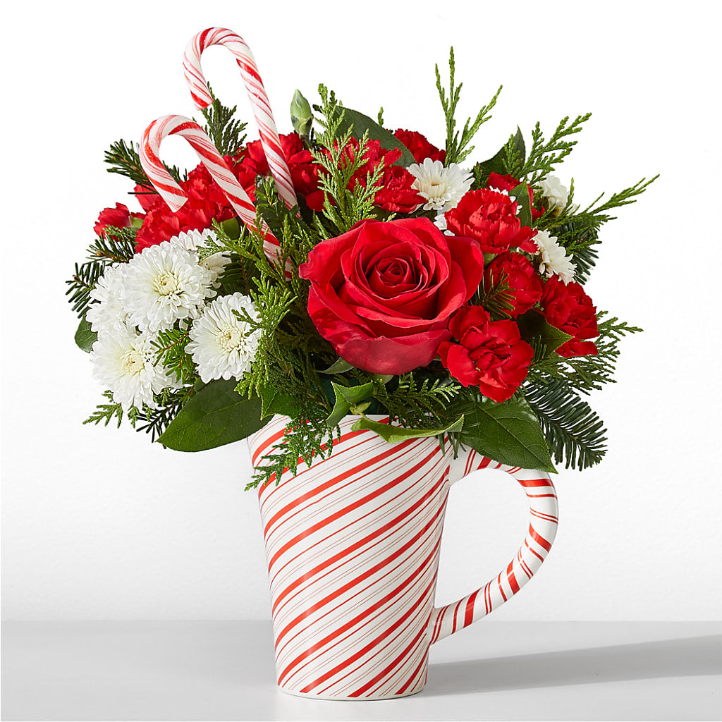 Peppermint Swirl Mug – MILLER'S FLOWERS, Racine WI