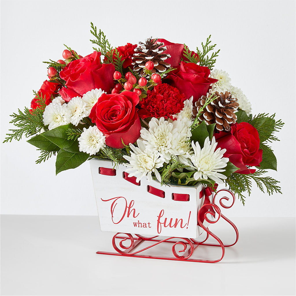 Sleigh Bells Bouquet – MILLER'S FLOWERS, Racine WI