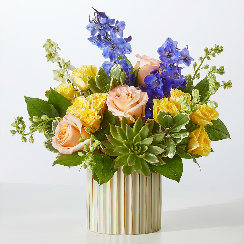 Cobalt Reverie Bouquet – MILLER'S FLOWERS, Racine WI