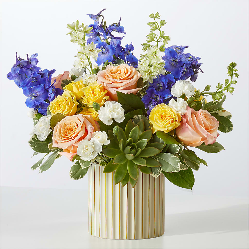 Cobalt Reverie Bouquet – MILLER'S FLOWERS, Racine WI