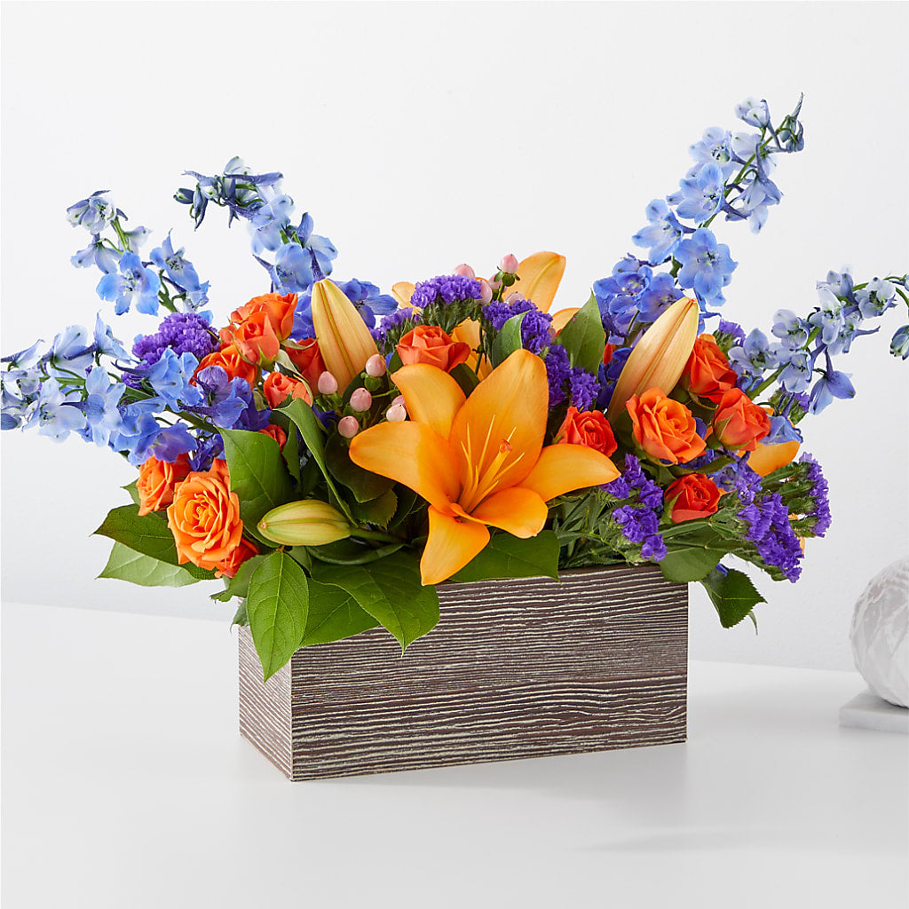 Radiant Citrus Box Bouquet – MILLER'S FLOWERS, Racine WI