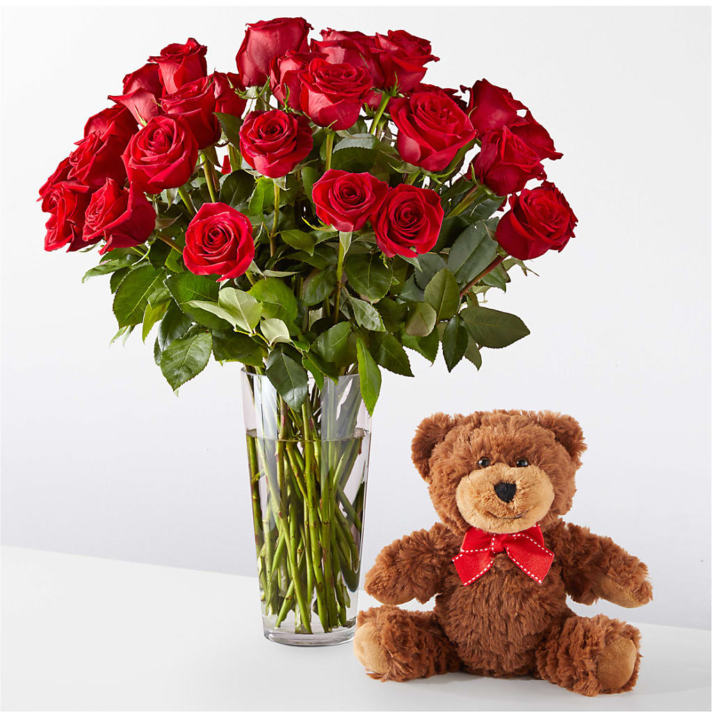 Romantic Long Stem Red Rose Bouquet Bundles – MILLER'S FLOWERS, Racine WI