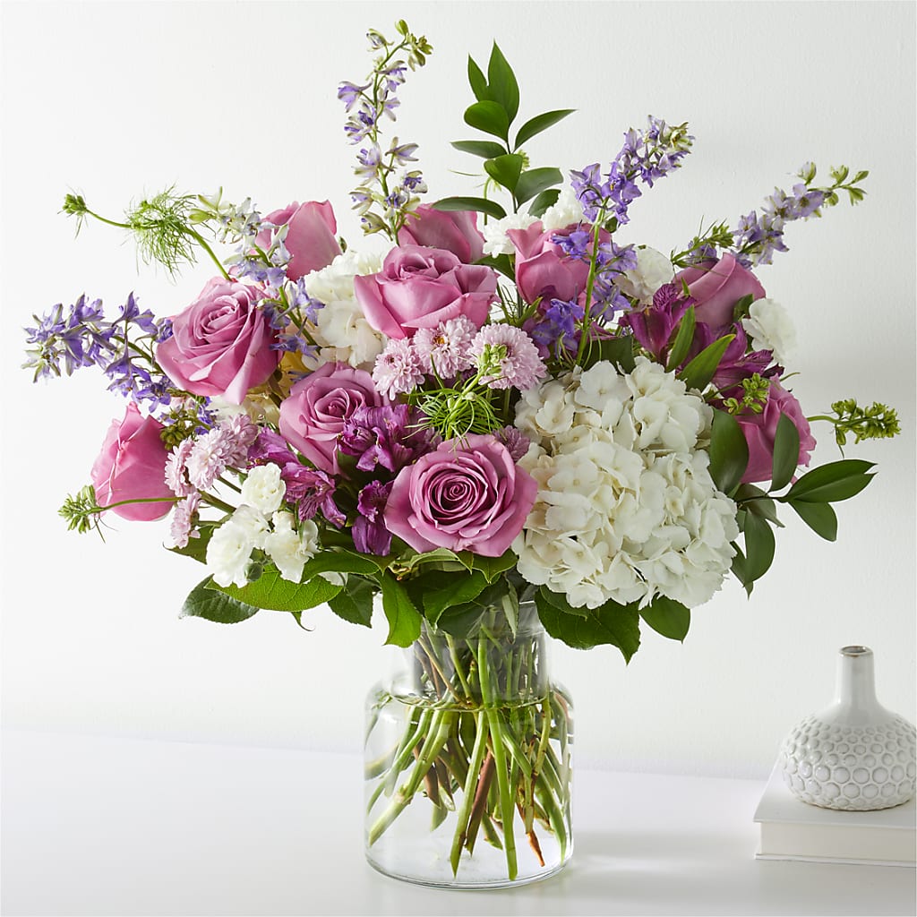Violet Caress Bouquet – MILLER'S FLOWERS, Racine WI