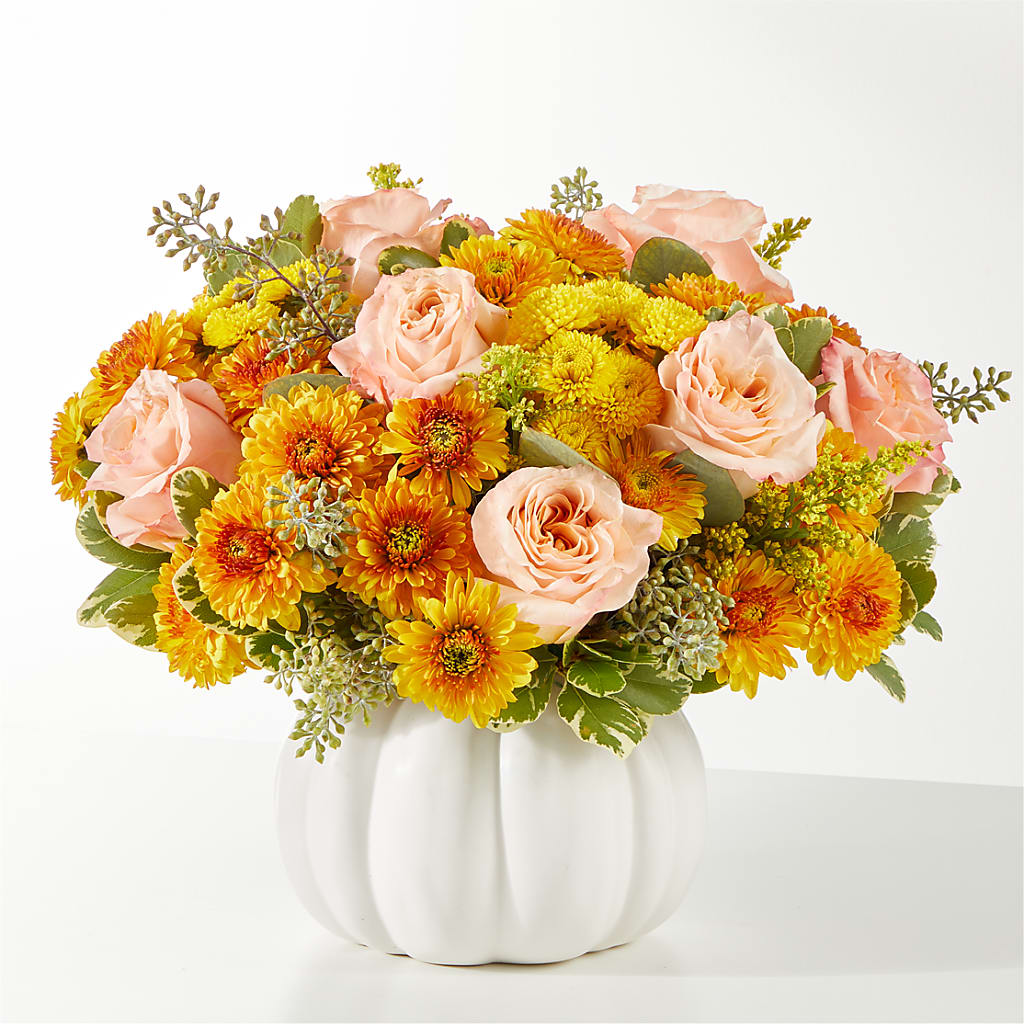 Peachy Pumpkin – MILLER'S FLOWERS, Racine WI