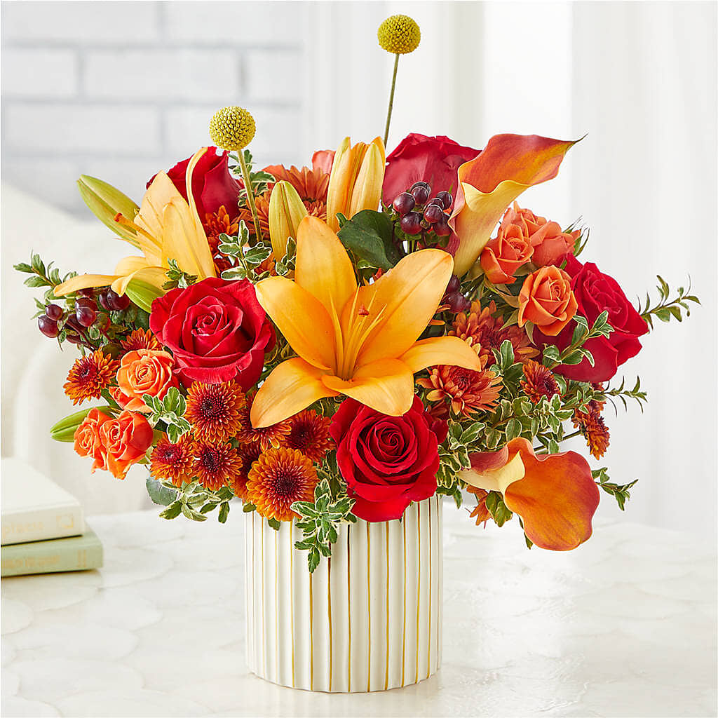 Scarlet Skies Bouquet – MILLER'S FLOWERS, Racine WI