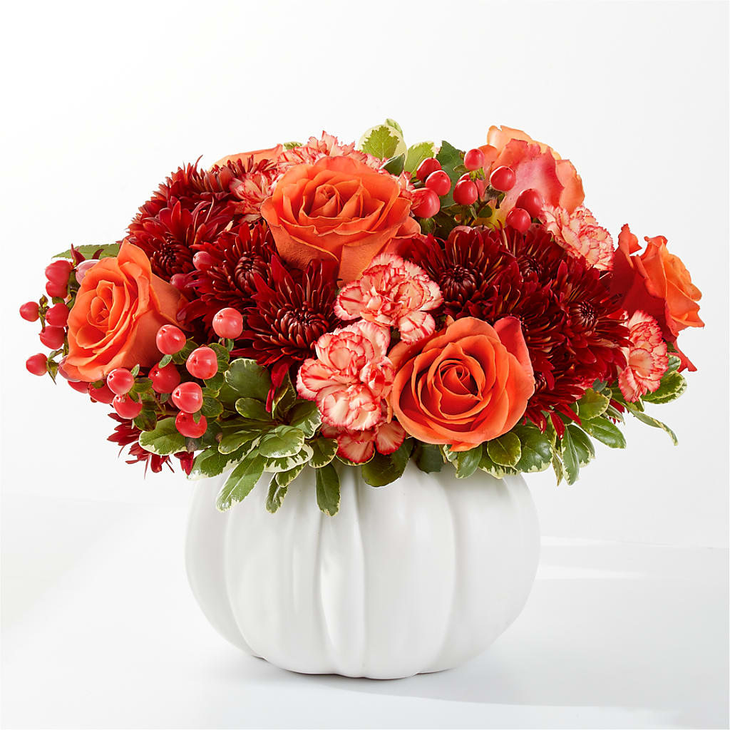 Autumn Air Pumpkin Bouquet – MILLER'S FLOWERS, Racine WI
