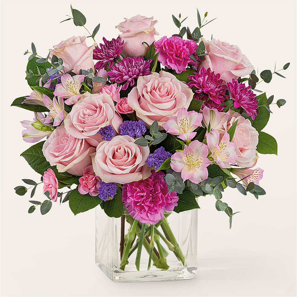 Rosy Radiance Bouquet – MILLER'S FLOWERS, Racine WI