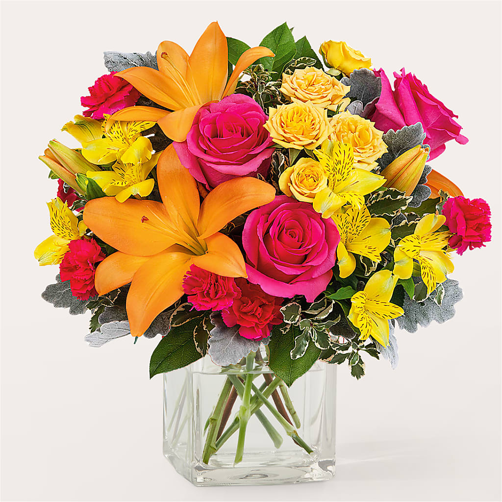 To the Tropics Bouquet – MILLER'S FLOWERS, Racine WI