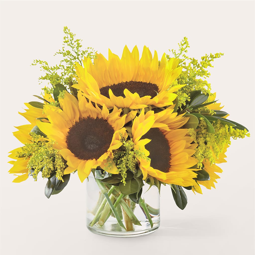 Beaming Sunflower Bouquet – MILLER'S FLOWERS, Racine WI