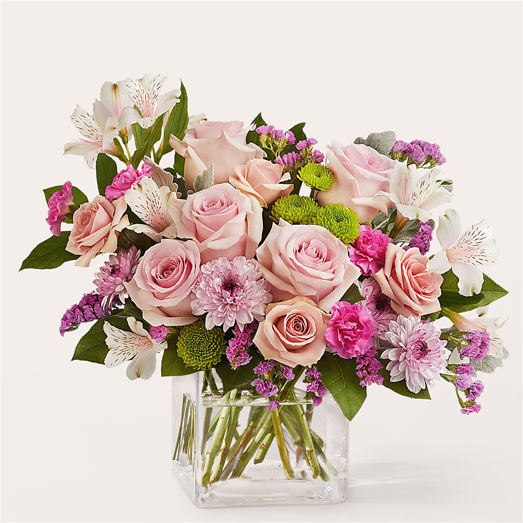 Pink Suede Bouquet – MILLER'S FLOWERS, Racine WI