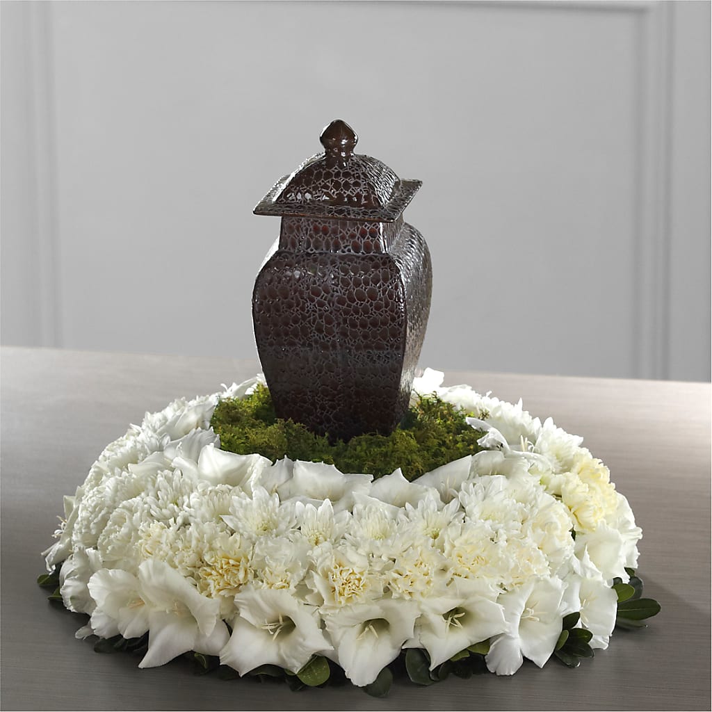 Encircling Grace Arrangement – MILLER'S FLOWERS, Racine WI