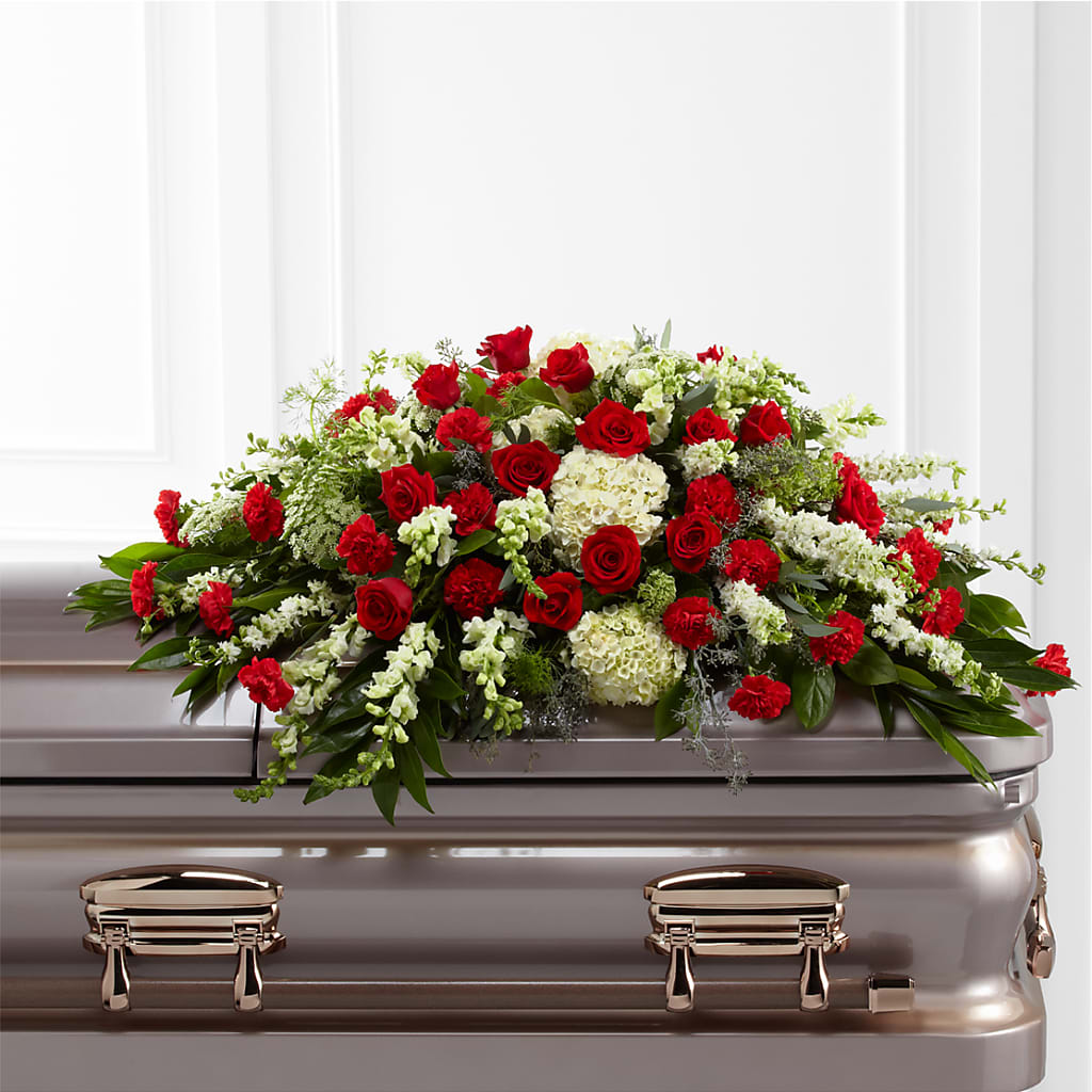 Sincerity Casket Spray – MILLER'S FLOWERS, Racine WI