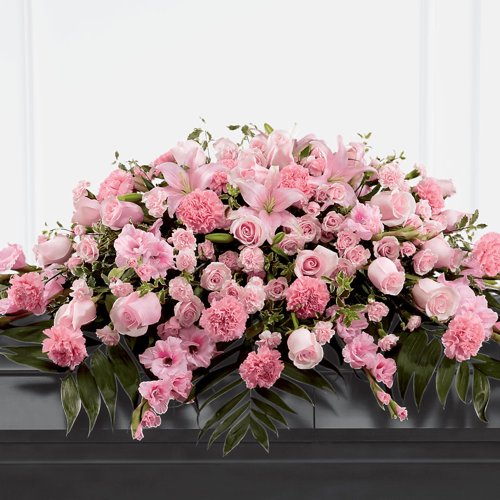 Garden of Comfort Casket Spray (Standard) – MILLER'S FLOWERS, Racine WI