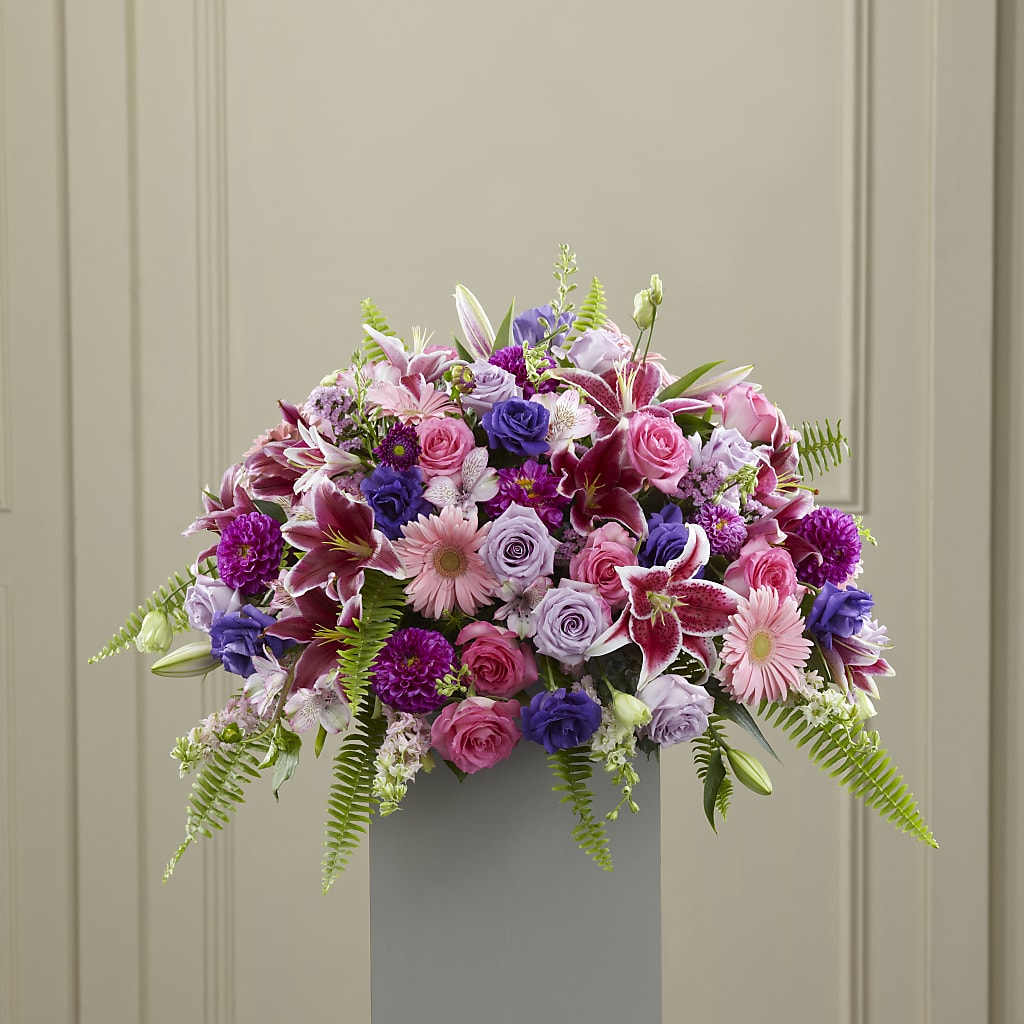 Fare Thee Well Pedestal – MILLER'S FLOWERS, Racine WI
