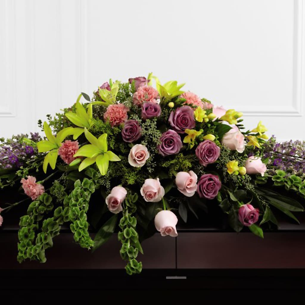 Forever Beloved Casket Spray – MILLER'S FLOWERS, Racine WI