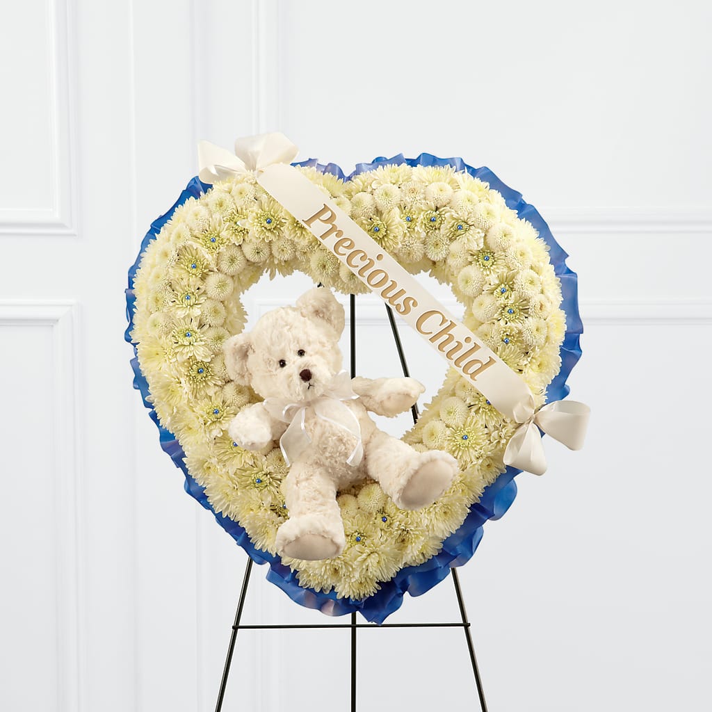 Precious Child Standing Heart – MILLER'S FLOWERS, Racine WI