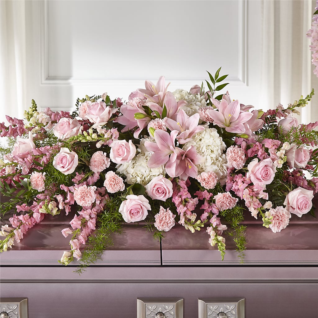 Life & Remembrance Casket Spray – MILLER'S FLOWERS, Racine WI