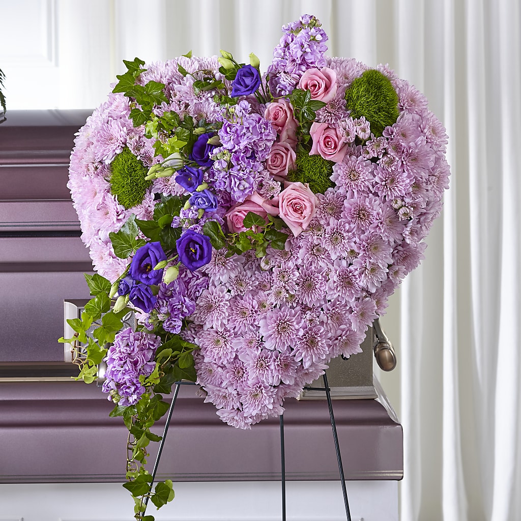 Treasured Love Standing Heart – MILLER'S FLOWERS, Racine WI