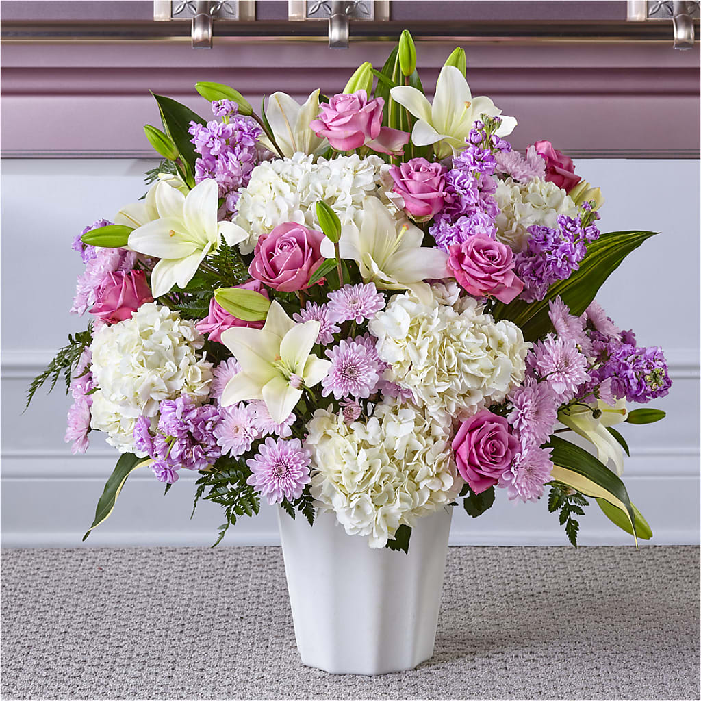 Heaven Sent Floor Basket – MILLER'S FLOWERS, Racine WI