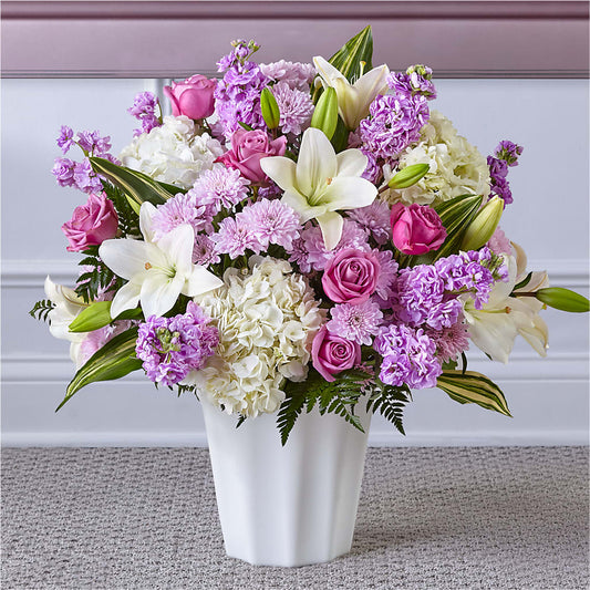 Heaven Sent Floor Basket – MILLER'S FLOWERS, Racine WI