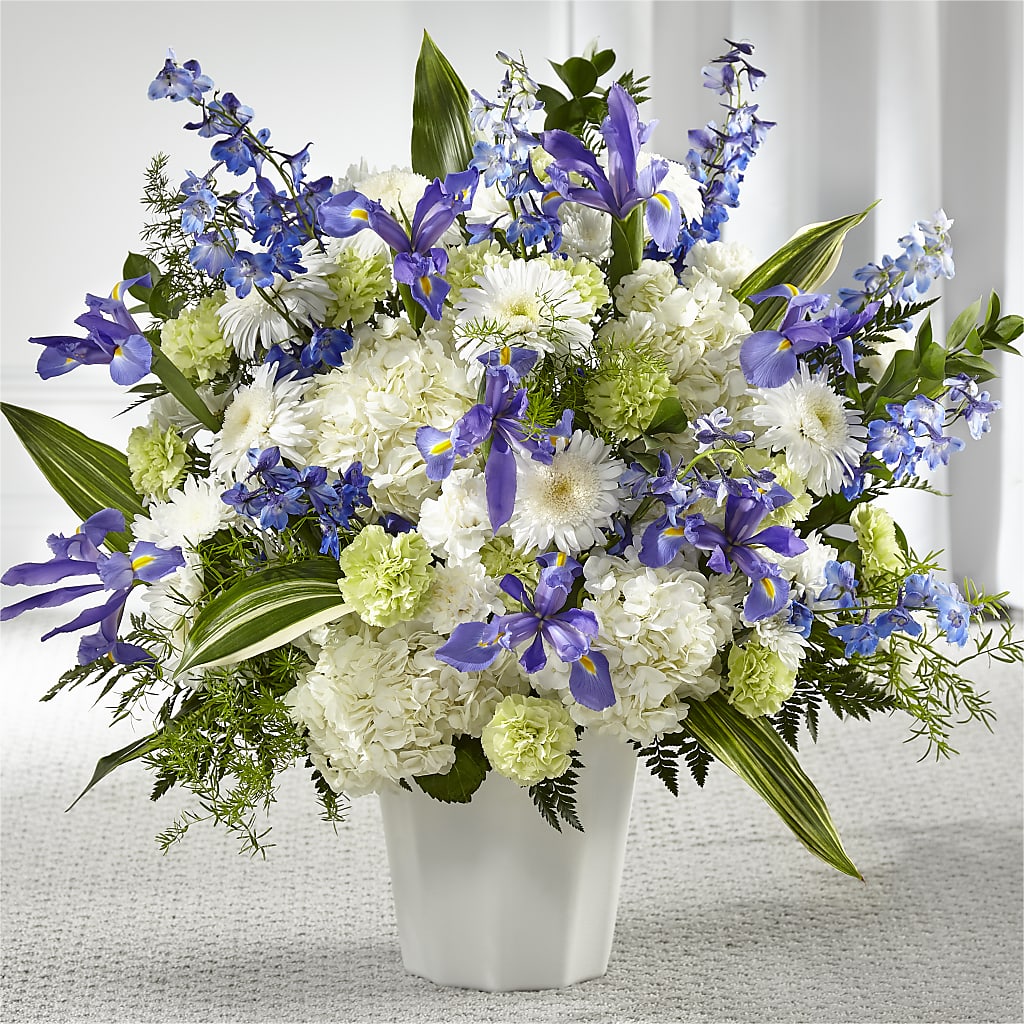 Soft Serenity Floor Basket – MILLER'S FLOWERS, Racine WI