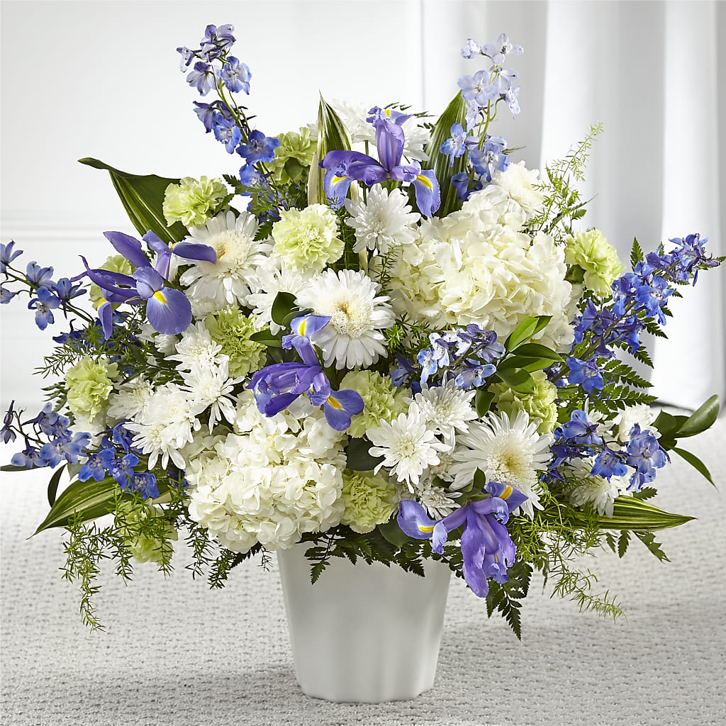 Soft Serenity Floor Basket – MILLER'S FLOWERS, Racine WI