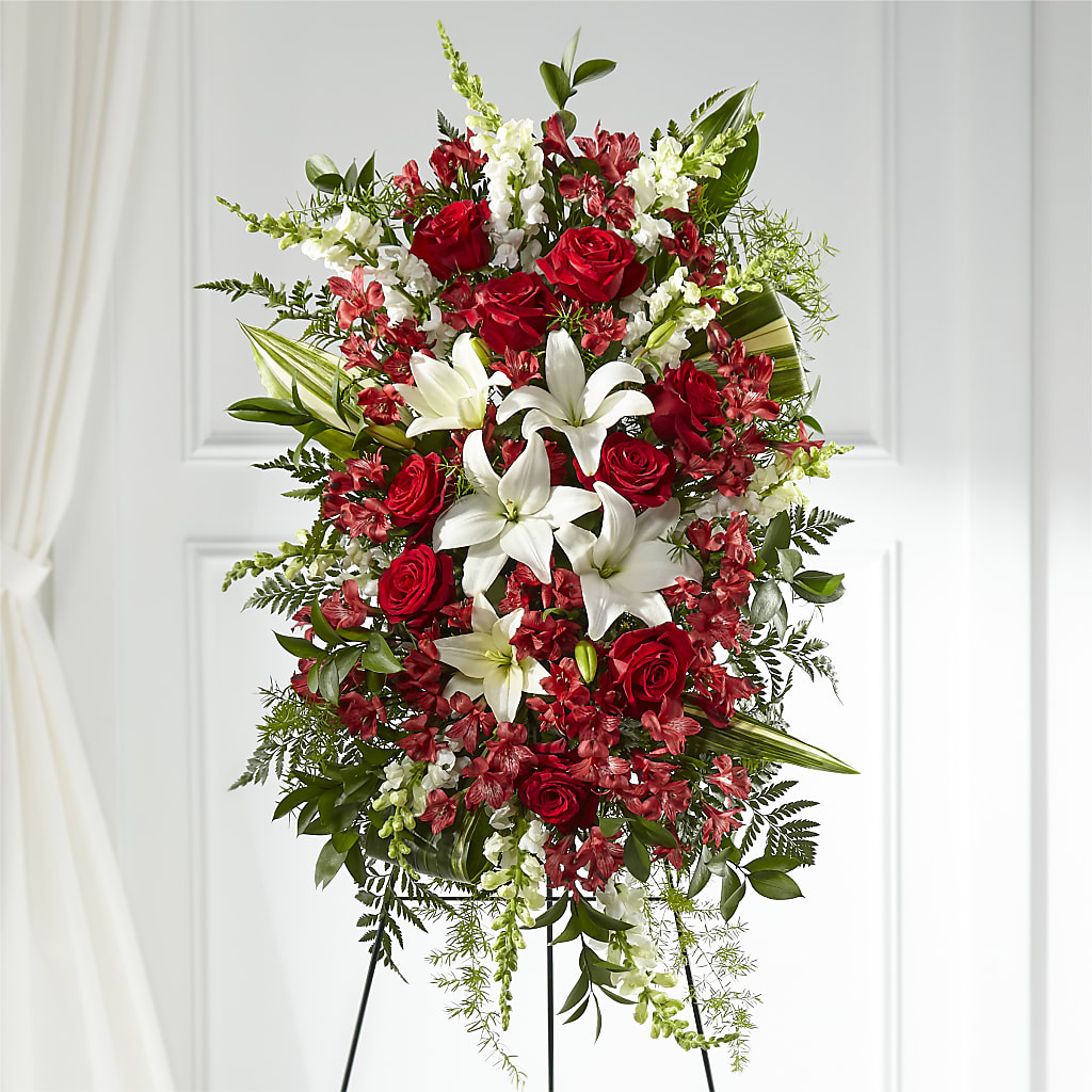 Everlasting Memory Standing Spray – MILLER'S FLOWERS, Racine WI