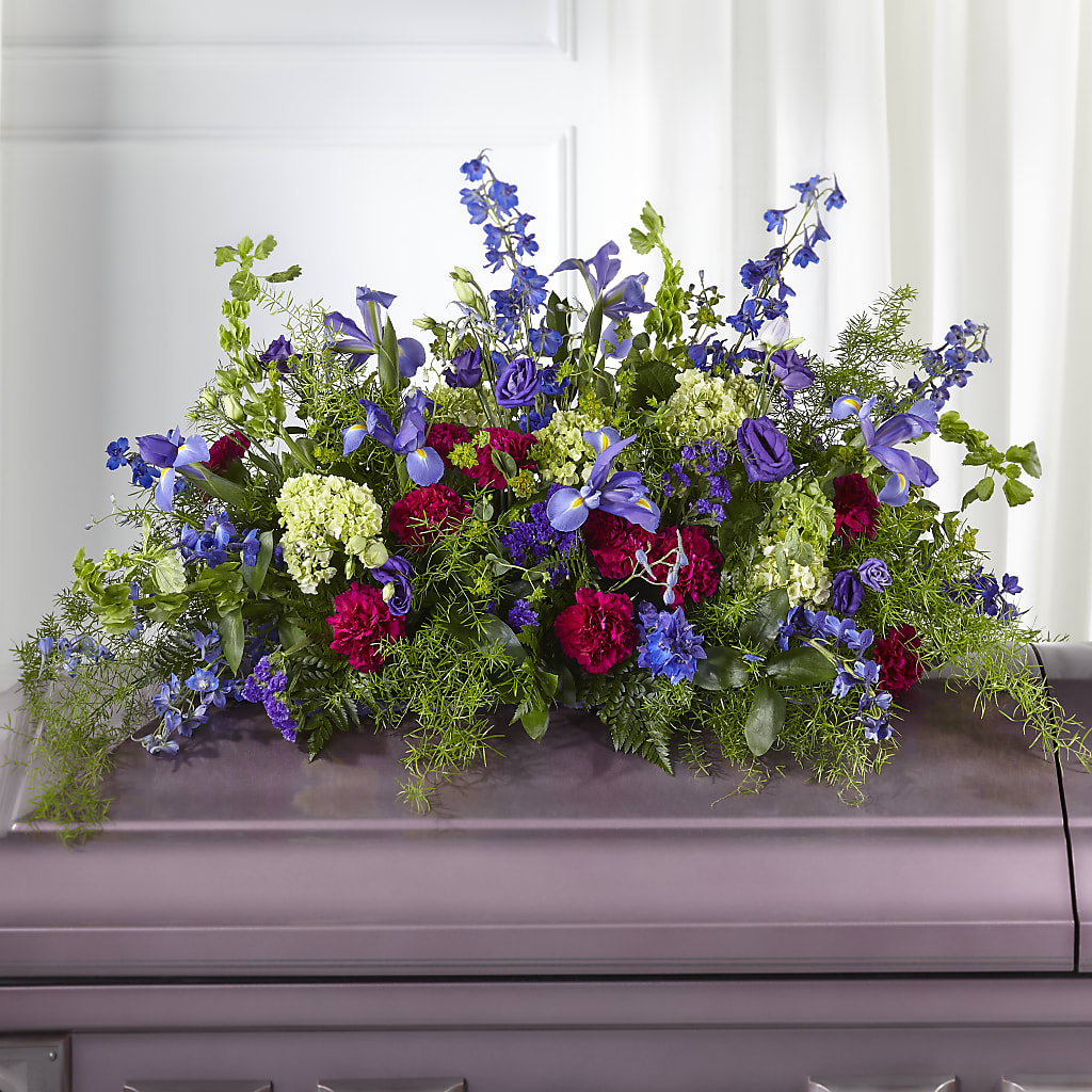 Always Treasured Casket Spray – MILLER'S FLOWERS, Racine WI