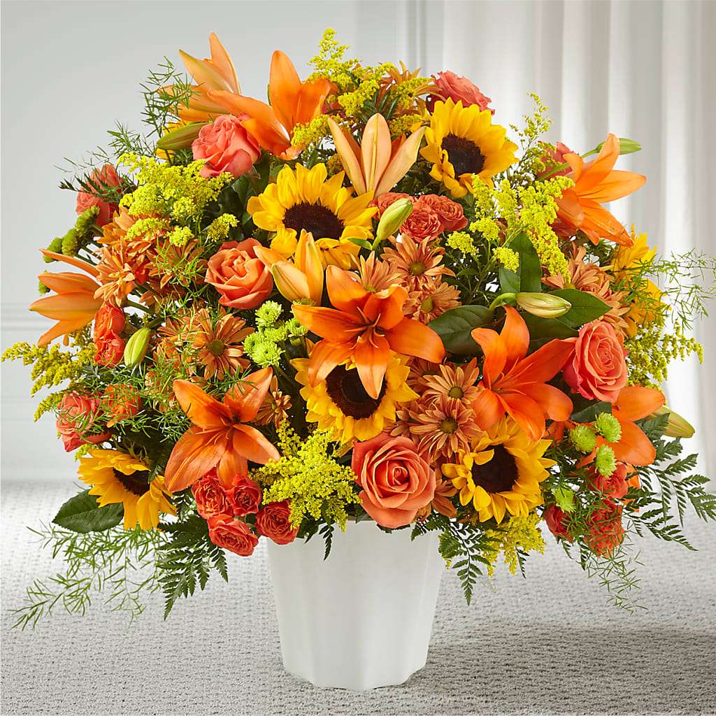 Harvest Thoughts Floor Basket – MILLER'S FLOWERS, Racine WI