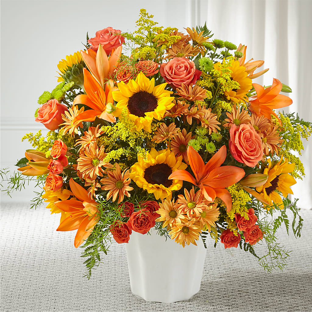 Harvest Thoughts Floor Basket – MILLER'S FLOWERS, Racine WI