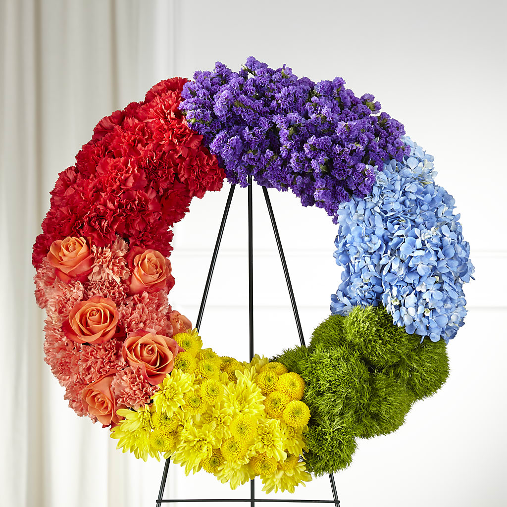 Circle of Love Wreath – MILLER'S FLOWERS, Racine WI