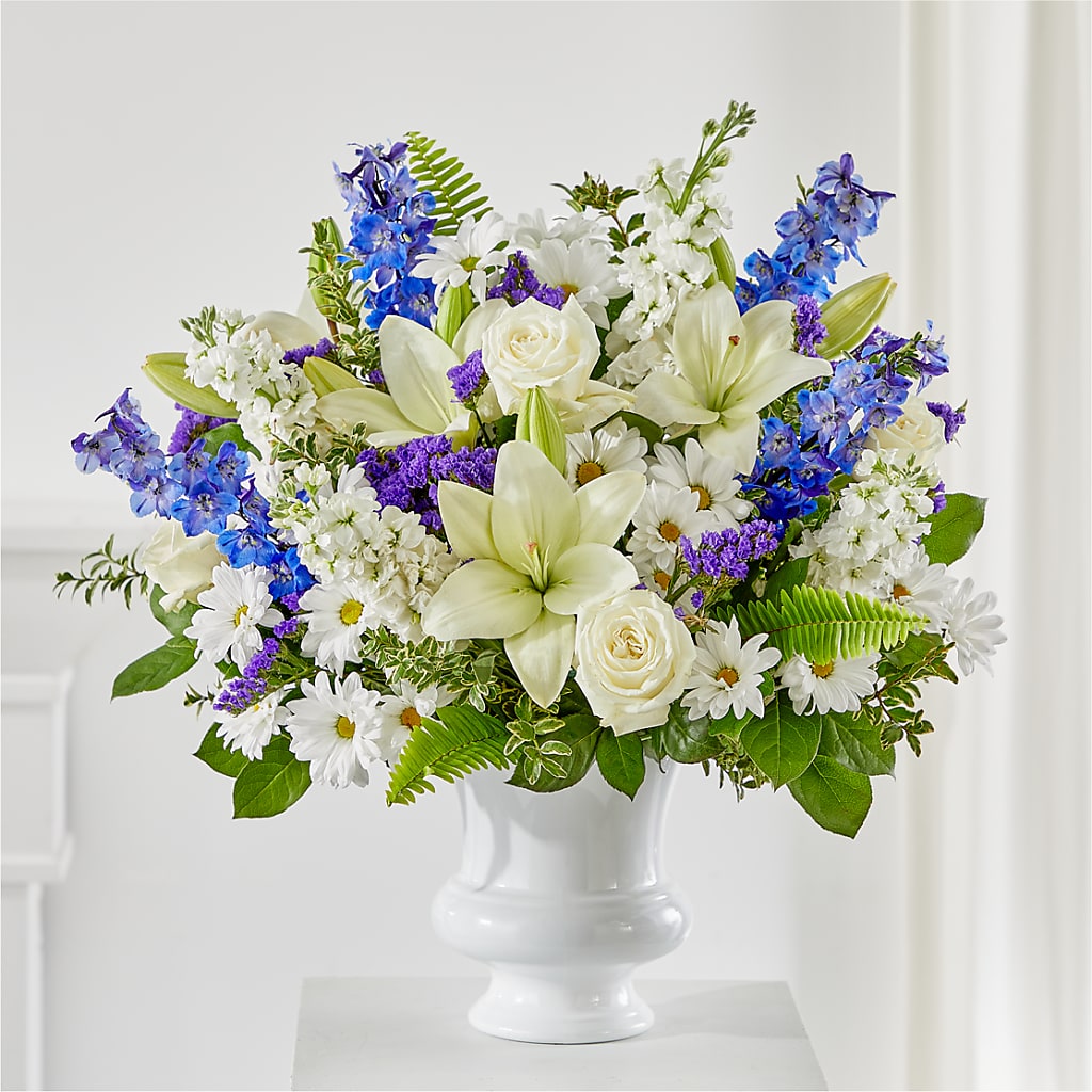 Expressions of Hope Urn Arrangement – MILLER'S FLOWERS, Racine WI