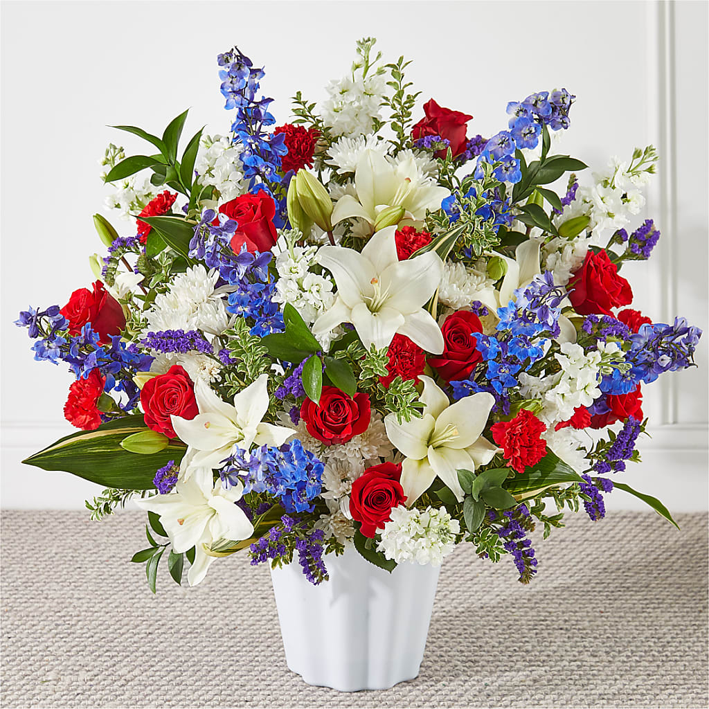 Consoled Floor Basket – MILLER'S FLOWERS, Racine WI
