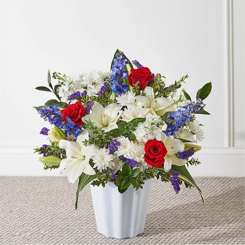 Consoled Floor Basket – MILLER'S FLOWERS, Racine WI