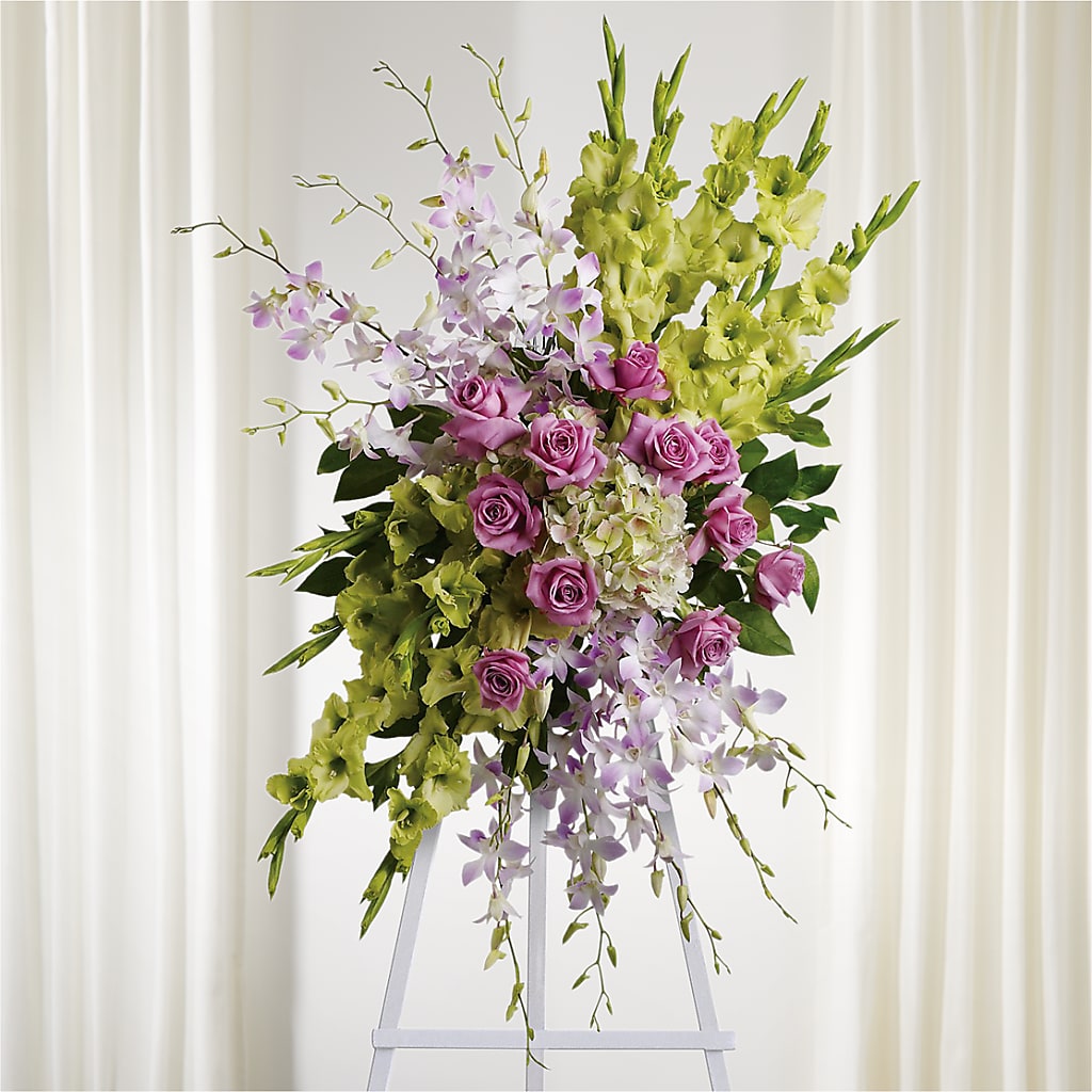 Lasting Legacy Standing Spray – MILLER'S FLOWERS, Racine WI