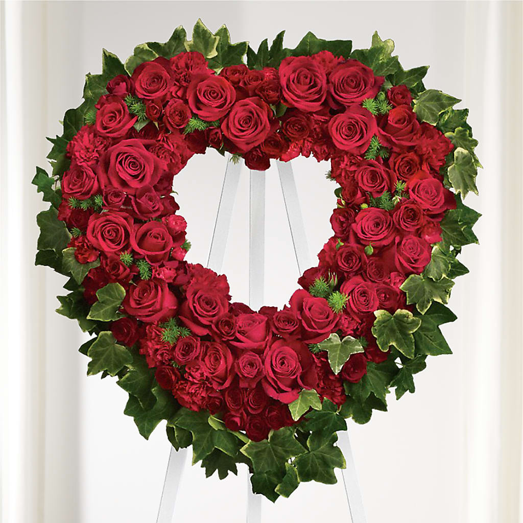 Wholehearted Standing Spray – MILLER'S FLOWERS, Racine WI