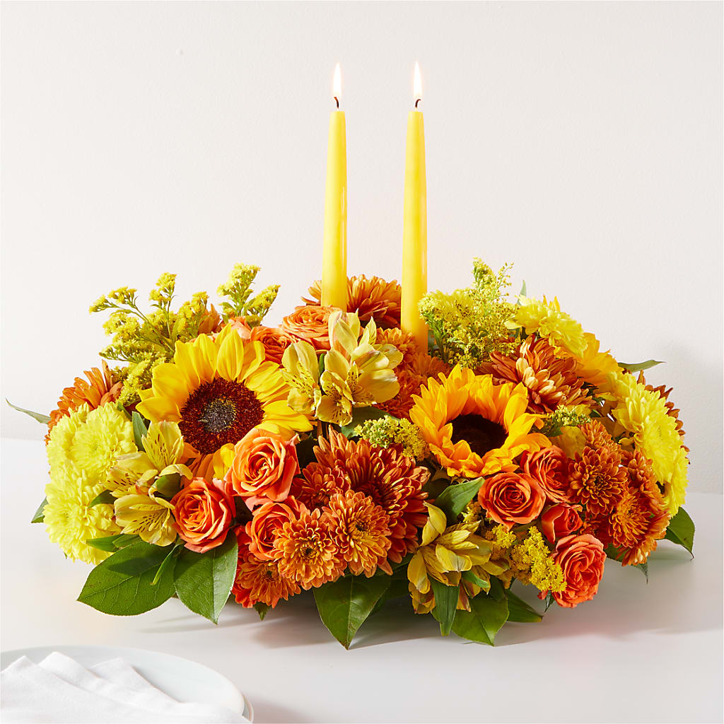 Autumn Harmony Centerpiece – MILLER'S FLOWERS, Racine WI