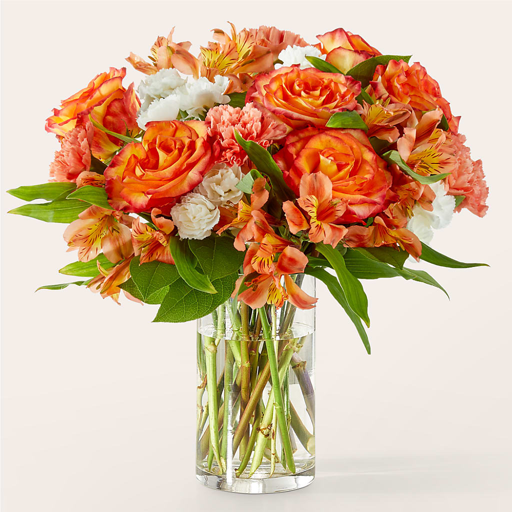 Apricot Glow Bouquet – MILLER'S FLOWERS, Racine WI