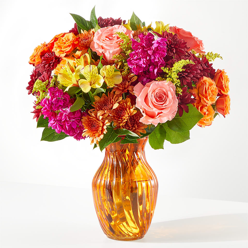 Amber Muse Bouquet – MILLER'S FLOWERS, Racine WI