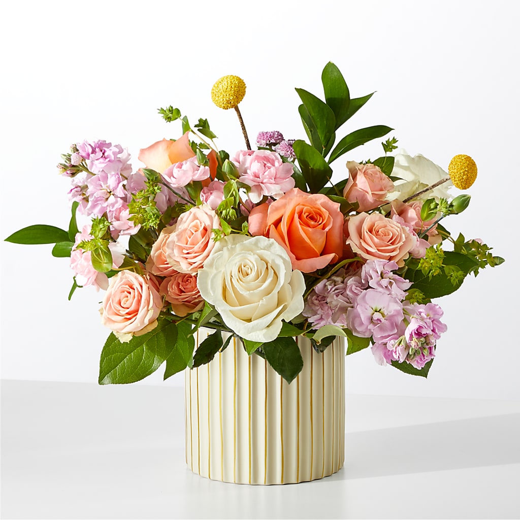 French Market Bouquet with Ivory Vase – MILLER'S FLOWERS, Racine WI