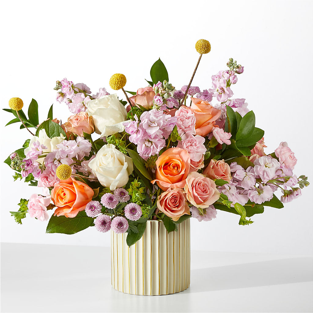 French Market Bouquet with Ivory Vase – MILLER'S FLOWERS, Racine WI