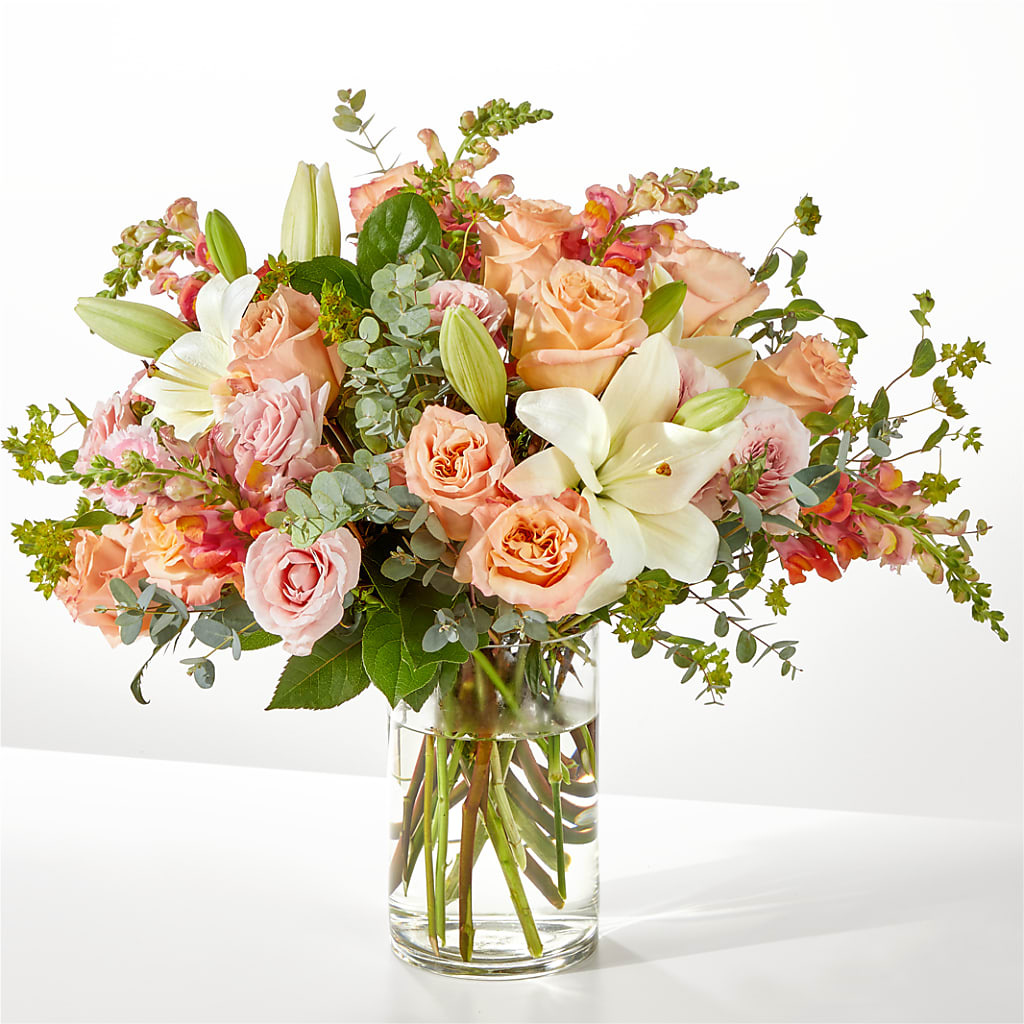 Grapefruit Splash Bouquet – MILLER'S FLOWERS, Racine WI