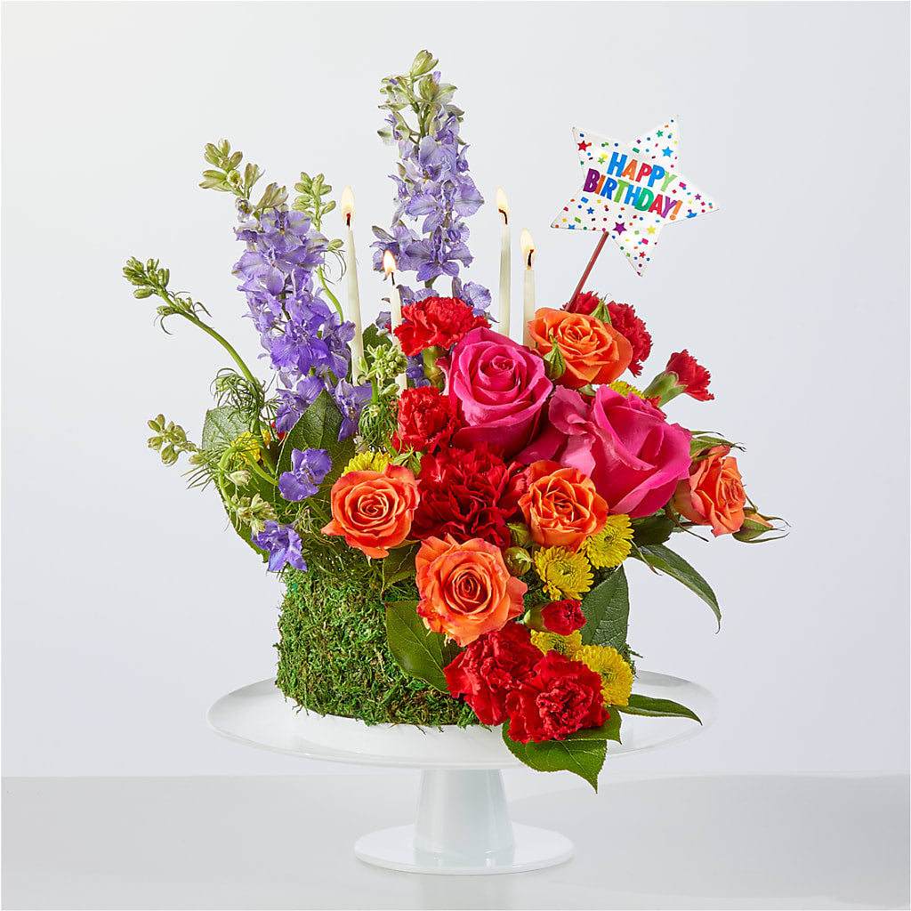 Best Year Yet Floral Cake – MILLER'S FLOWERS, Racine WI