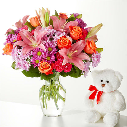 One and Only Bouquet and Bear Bundle – MILLER'S FLOWERS, Racine WI