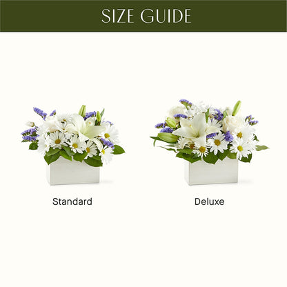 Beyond Blue Box Bouquet – MILLER'S FLOWERS, Racine WI