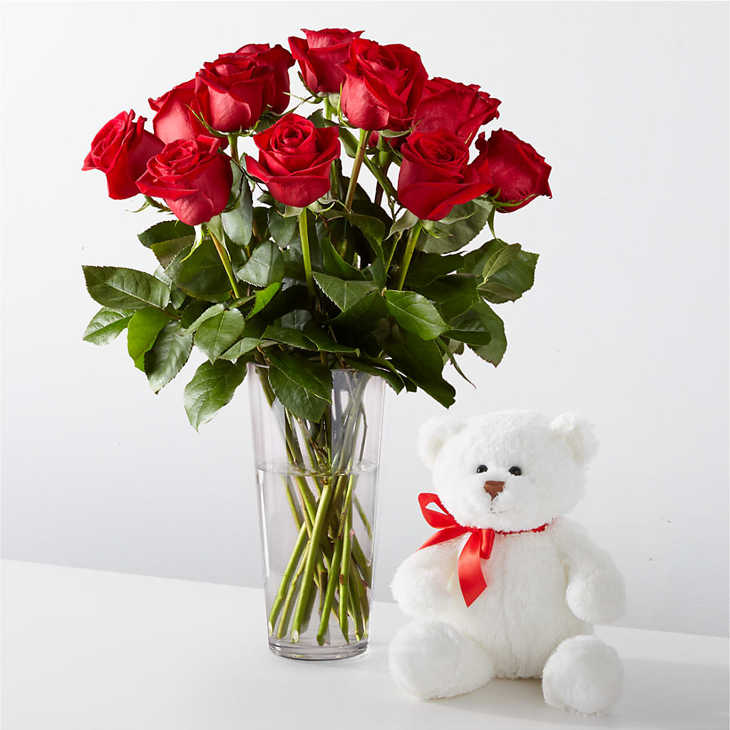Romantic Long Stem Red Rose Bouquet Bundles – MILLER'S FLOWERS, Racine WI