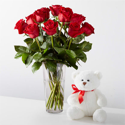 Romantic Long Stem Red Rose Bouquet Bundles – MILLER'S FLOWERS, Racine WI