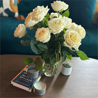 Long Stem Yellow Rose Bouquet – MILLER'S FLOWERS, Racine WI